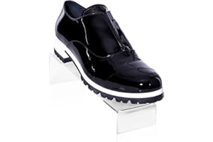 VITADISPLAYS Support de marchandises comme pont décoratif, présentoir à chaussures (incliné) en PLEXIGLAS original (22.0 x 7.0 x 6.0 cm) Présentoir, présentoir de vente en verre acrylique