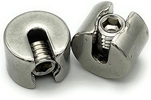 BEFESTIGUNGSTECHNIK F.R. Klemmstopper Stoppklemme Edelstahl V4A | Drahtseil Ø 2mm | 2 Stück | Größe und Menge WÄHLBAR | Drahtseilklemme Drahtklemme (Ø 2mm, 2 Stück)