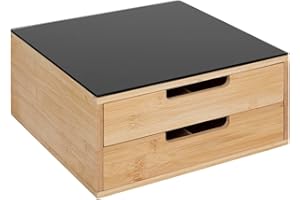 5 FIVE SIMPLY SMART 5five - porte-capsules blackbamboo 2 tiroirs beige