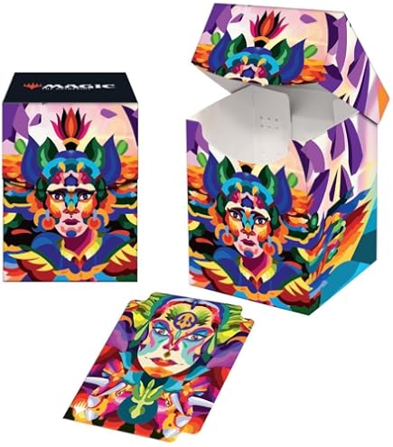 Ultra Pro Magic: The Gathering Deck Box – Mana 8 „Mountain“ Design | Für 100+ Karten, Mit Trennwand | Aus Stabilem Polypropylen