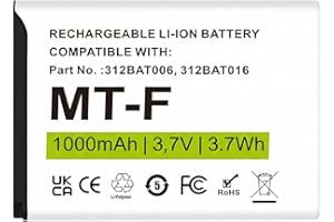 YISHDA Akku für AVM Fritz!Fon C5, 1000mAh Li-Ionen Neuer Verbesserter Ersatzakku für AVM Fritz!Fon C5, C4, M2, Fritzfon Telefon 312BAT006, 312BAT016,312BAT006CS-FVM446CL