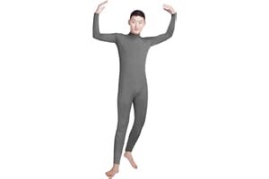 lucky baby store Jungen Männer Lycra Spandex Rollkragen Langarm Ein Stück Dancewear Ganzanzug Bodysuit
