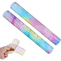 8 Inch Ruler Walmart 8 Inch Ruler 2-Pack - 8 Inch Bendable PVC Shatterproof Straight Edge ...