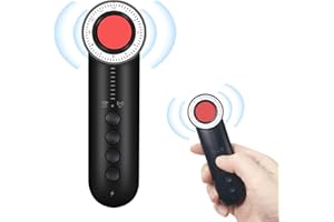 LXMIMI Rilevatore di Telecamere Nascoste, Rilevatore di Telecamere Anti-Spia, Rilevatore di Microspie RF GPS Tracker, Scanner di Segnale Wireless Anti-Ascolto con 3 Modalità, 5 Livelli di Sensibilità