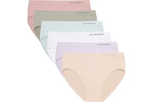 Channo Bragas Clásicas Básicas Mujer de Licra sin Costuras Efecto Invisible Midi Altas Color Liso