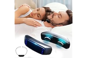 DVONE Anti-Schnarch-Geräte, Intelligente Schallerkennung Elektrisches Schnarchgerät Für Verbesserung der Schlafqualität und Linderung von Müdigkeit