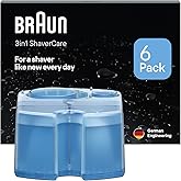 Braun 3-in-1 ShaverCare Reinigungskartuschen für Reinigungsstationen – ORIGINAL Kartuschen – Reinigt Rasierer 10x besser als 