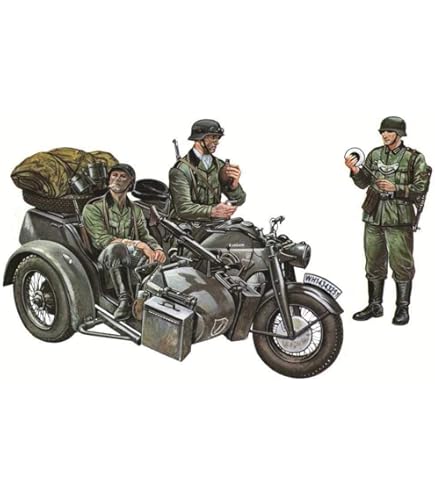 Lot De 4 Figurines Résine 1:35 – Soldats Allemands WW2, Non Peintes