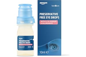 Amazon Basic Care Collirio senza conservanti Goccia, 10 ml