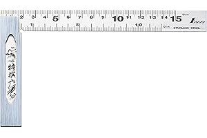 シンワ測定(SHINWA SOKUTEI) Shinwa Sokutei Precision Square With Base 15cm (62009) (Japan Import)