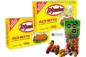 OsoRetail 2x100gr Achiote pasta (El Yucateco) z prezentem chuche Pelonetes Tamarindo z Meksyku