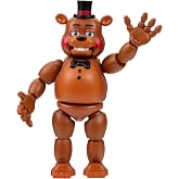 Five Nights at Freddy's FNF0002 - Toy Freddy - 12,5 cm - Karanlıkta Parlayan Korkutucu Fonksiyonlu Hareketli Fig&uuml;r - Resmi Ja