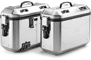 Givi Trekker 36 Dolomiti zestaw walizek aluminiowych Monokey, czarny