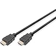 DIGITUS Cavo di collegamento HDMI High Speed, tipo A, HDMI 2.0, 3,0 m, Ultra HD 4k/60Hz, contatti placcati oro, compatibile c