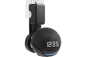 ZUOLACO Dot 5. Generation Wandhalterung, Halterung Ständer für Dot 4. und 5. Gen(2022), platzsparendes Dot Zubehör mit integriertem Kabelmanagement, Verstecken von Messy Wires, Schwarz