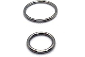 FIXITFLO ‘O’ Rings welded polished Marine Grade A4 Stainless Steel 316. Pack of 2 Rings (3mm x 20mm id)