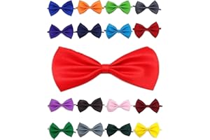 Doggie Style Store Bow Tie Dog Puppy Cat Kitten Pet Tuxedo Wedding Dicky Bowtie Birthday Party Tux Fancy Dress Neck Collar Crimson Scarlet Red