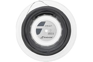 Babolat Syn Gut 200M Tennis Bobine Cordage 200M Monofilament Noir 1,30