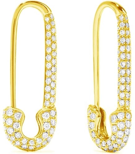 Orecchino per cartilagine con spilla di sicurezza in oro: gioielli punk minimalisti e audaci da 1,5 - Italia