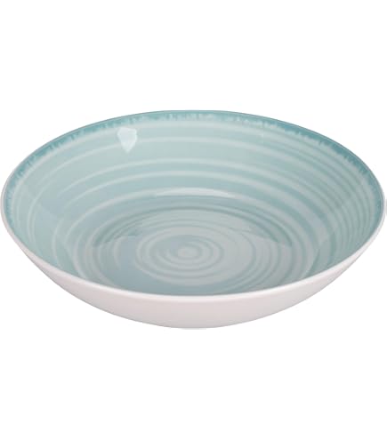 GENEVIEVE LETHU Piatto Fondo In Gres 20,5 Cm - Collezione A TRAVERS CHAMPS, Decorazione Floreale Multicolore