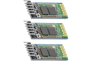 GERUI HC-Typ-05 Lot de 3 émetteurs-récepteurs sans fil Bluetooth RF Master Slave Module Bluetooth intégré 6 broches Port série sans fil Module BT