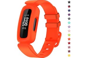 TopPerfekt Straps Compatible with Fitbit Ace 3 for Kids, Soft Silicone Waterproof Bracelet Accessories Sports Watch Strap Replacement for Fitbit Inspire 2/Ace 3 Boys Girls