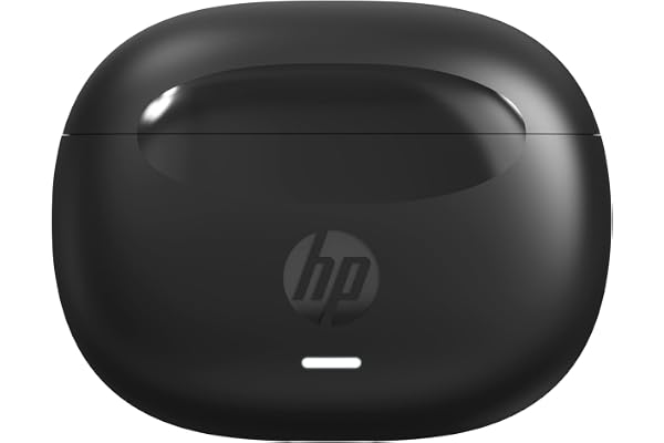 HP H150 Wireless in Ear Earbuds, Compatible with Tablets, Smartphones, Pcs, and Other Devices with Bluetooth,Noise-Reduction,Water Resistant Design,Black,0.036Kg