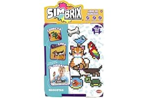 Bizak Simbrix - Connect & Wow, Pack de Inicio Tubos De Colores Surtidos, 1250 brix para Juego de construcción, sin planchas ni Pegamento; Juguete niños y niñas +5 años, Envío Aleatorio, (64008252)