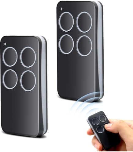 3 Pièces Telecommande Universelle Portail 433,92 MHz Code Fixe Telecommandes Universelles Sans Fil 4 Touches Abcd Pour Portail Automatique 96615236