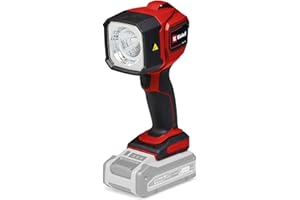 Einhell Lampe sans fil TC-CL 18/350 Li-Solo Power X-Change (18 V, 350 lm, 7 000 K, portée de 30 m, tête lumineuse orientable, LED haute qualité, sans batterie)