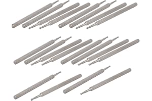 UXCELL sourcing map 2,35mm Tige Dia 1mm Tête Losange meulage forme bille fixé morceau 20pcs