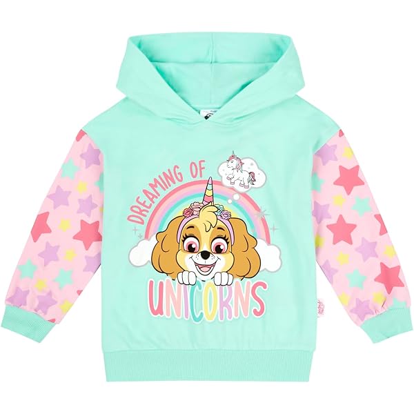 Sweat à Capuche Harry Potter Hedwig - Taille Unique Oversize Pour Fille - En Polaire Bleu - Avec Poche Kangourou