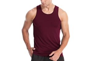 Rane Sports Hommes Stringer Débardeurs Coton Gilet sans Manches Gym Workout Bodybuilding Fitness Muscle T-Shirts