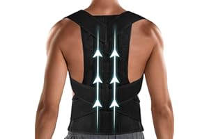 XOPOZON Rücken Geradehalter, Rückenstützgürtel Haltungskorrektur Rücken Herren und Damen, Rückenstabilisator, Verstellbare Rückentrainer für Lordosenstütze Rückenstütze Verbesserung der Körperhaltung