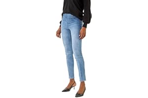 Roman Originals Jeggings for Women UK Jean Ladies Stretchy Trousers Denim Leggings High Waist Rise Pull On Skinny Straight Leg Cotton Pants Smart Casual