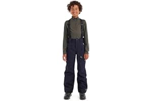 Killtec Boys Skihose 242 - Spodnie narciarskie z odpinanym szelkami i zabezpieczeniem krawędzi Chłopcy