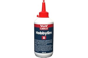 CASCO - Vattenbaserat allroundlim - Hobbylim - Transparent - 100ml
