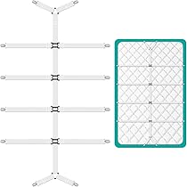 Beddengoedhouderset met slotstrips, stevige lakensluitingen, antislip vergrendelingsbladclips, voor alle maten matrassen, dekens, beddengoed ( grijs, 4 stuks