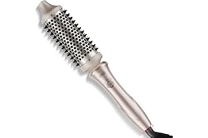TYMO STYLUX Thermal Brush, Spazzola Termica da 43mm per Creare Ricci Naturali per Capelli, Spazzola Arricciante in Ceramica in Unica per Capelli Voluminosi, Rotonda Elettrica Riscaldata