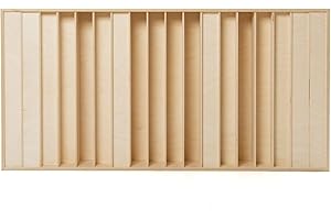 Bluetone Acoustics Diffusore acustico QRD N17 in legno naturale – pannelli acustici di alta qualità per migliorare l'acustica della stanza.