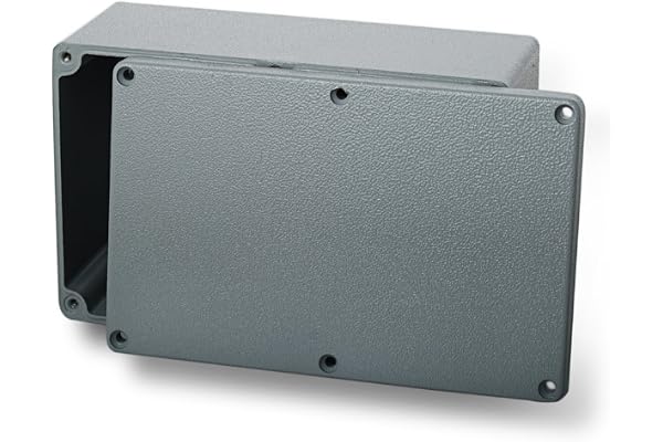 edi-tronic aluminium tomt hölje 120 x 80 x 55 mm industrihus IP66 hölje låda låda tät