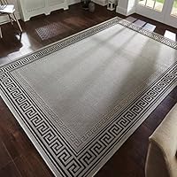 Flair Rugs Florence Lorenzo - Alfombra de Tejido Plano, diseño Tradicional, Color Gris - 60x230cm