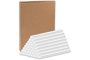 NOA HOME DECO Barras Silicona Caliente 7mm x 100mm 200 Piezas Barras de Silicona Pegamento Termofusible Barras de Pegamento Caliente Palos de Pegamento Transparente para Bricolaje Sellado Fijación