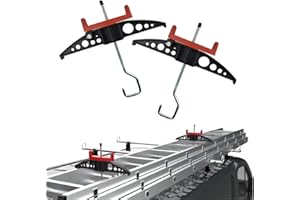 AUTORACK PRODUCTS Autorack Easy Clamps - Abrazaderas para escalera de techo de hasta 55 mm de ancho