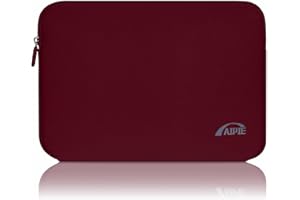 AIPIE Housses pour MacBook 13 Pouces MacBook Air Pro M1 M2, Surface Pro Sac Pochette de Protection Ordinateur Portable Femme Compatible avec Macbook Pro 13,3 Pouces PC Apple (32x23x2,5cm, Confiture)