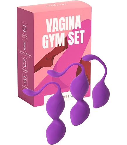 Kit 3 Boules De Geisha Yoba Tonic Périnée - Silicone 100%, Rose Et Mauve, 220g - Neuf