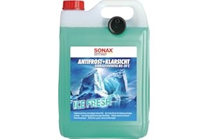‎SONAX SONAX AntiFrost+KlarSicht IceFresh Gebrauchsfertig bis -20° C (5 Liter) schneller, schlierenfreier & effektiver Scheibenreiniger für den Winter | Art-Nr. 01335410