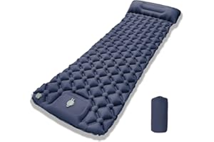 lomonmen Materassino Campeggio,Materassino Autogonfiante,Letto Gonfiabile da Campeggio Ultraleggero per Escursionismo,Zaino in Spalla,Amaca,Tenda,Campeggio