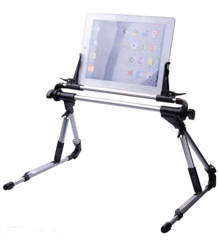 Supporto Da Pavimento Per Tablet Regolabile - Con Ruote E Collo Di Cigno, Per IPad, Samsung E Altri - Foto 6