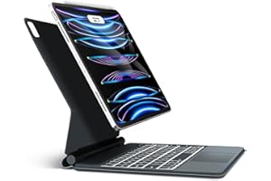 Générique Magic Keyboard pour iPad Pro 11 Pouces - Clavier pour iPad Air/Pro 11 Pouces (5ème / 4ème / 3ème / 2ème / 1er), Trackpad Multi-Touch, AZERTY